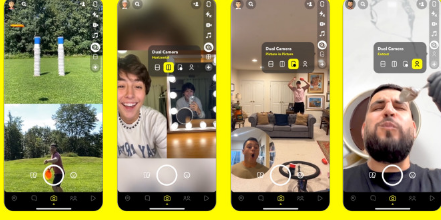 新的Snapchat功能可让您从后置和前置摄像头录制视频
