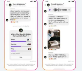 Instagram推出类似Telegram的广播频道
