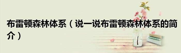 布雷顿森林体系（说一说布雷顿森林体系的简介）