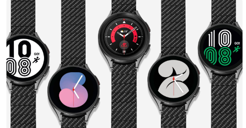 Galaxy Watch 4 和 Watch 5 现在拥有令人难以置信的碳纤维表带选项