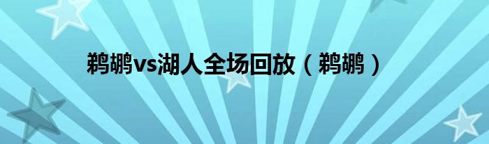 鹈鹕vs湖人全场回放（鹈鹕）