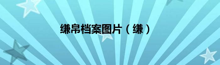 缣帛档案图片（缣）