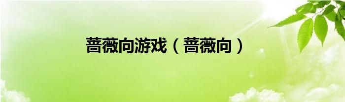 蔷薇向游戏（蔷薇向）