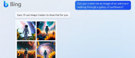 微软将DallEAI智能放入Bing中让用户轻松将文本转换为图像