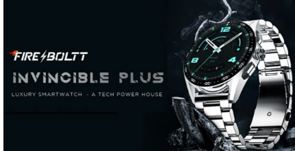 Fire Boltt Invincible Plus智能手表在市场推出AMOLED显示屏