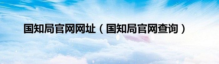 国知局官网网址（国知局官网查询）
