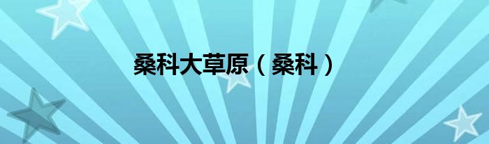 桑科大草原（桑科）