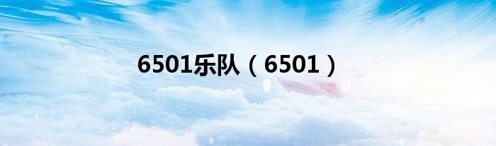 6501乐队（6501）
