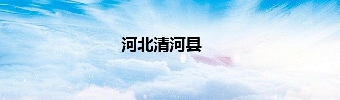 河北清河县