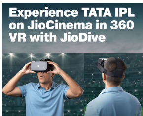 推出用于沉浸式360 VR板球观看的JioDive