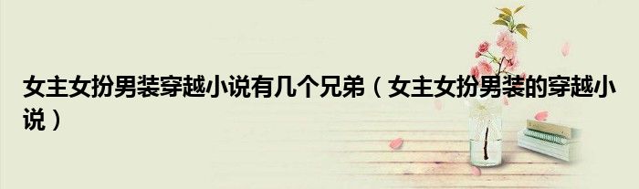 女主女扮男装穿越小说有几个兄弟（女主女扮男装的穿越小说）