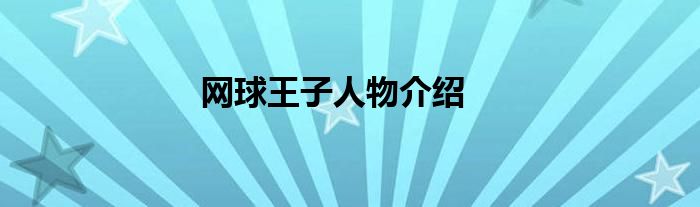 网球王子人物介绍