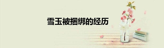 雪玉被捆绑的经历