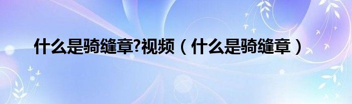 什么是骑缝章?视频（什么是骑缝章）