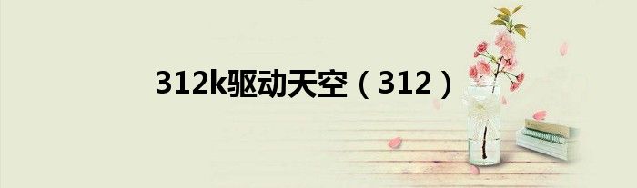 312k驱动天空（312）