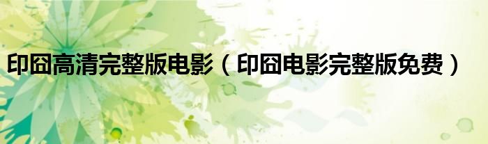 印囧高清完整版电影（印囧电影完整版免费）