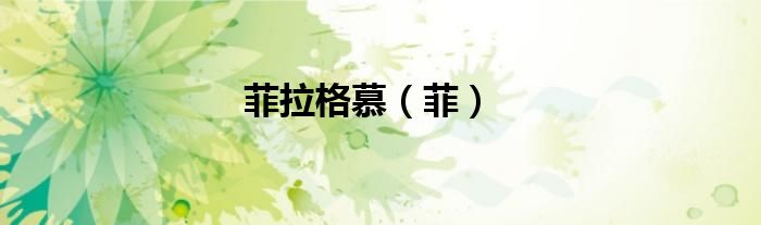 菲拉格慕（菲）