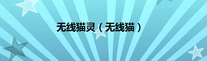 无线猫灵（无线猫）