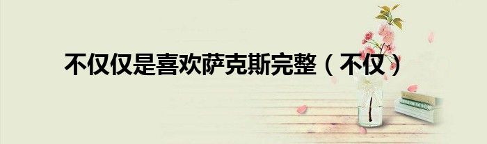 不仅仅是喜欢萨克斯完整（不仅）