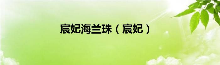 宸妃海兰珠（宸妃）