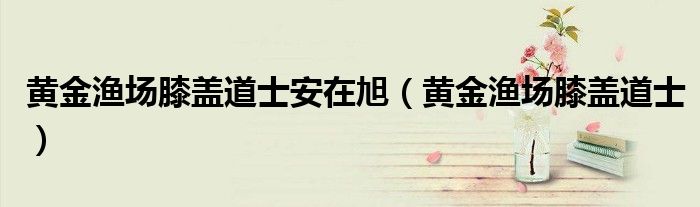 黄金渔场膝盖道士安在旭（黄金渔场膝盖道士）