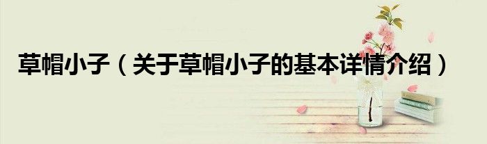 草帽小子（关于草帽小子的基本详情介绍）