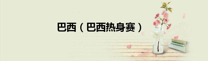 巴西（巴西热身赛）