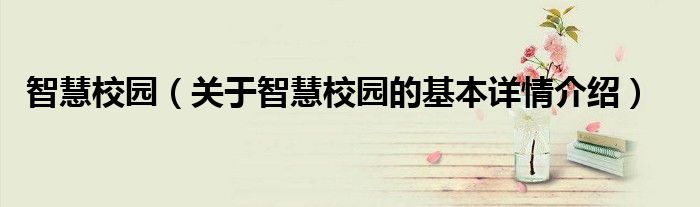 智慧校园（关于智慧校园的基本详情介绍）