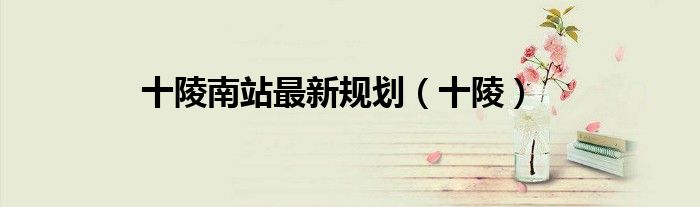 十陵南站最新规划（十陵）