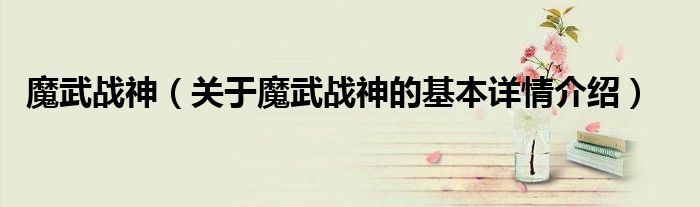 魔武战神（关于魔武战神的基本详情介绍）