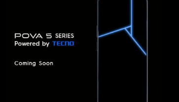 带有LED后灯的Tecno POVA 5 Pro即将推出亚马逊上调侃其设计