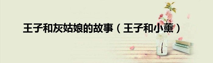 王子和灰姑娘的故事（王子和小薰）