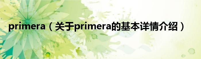 primera（关于primera的基本详情介绍）