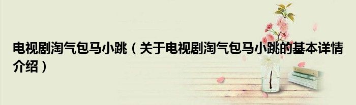 电视剧淘气包马小跳（关于电视剧淘气包马小跳的基本详情介绍）