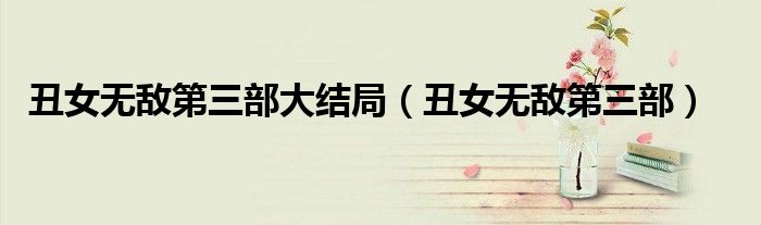 丑女无敌第三部大结局（丑女无敌第三部）