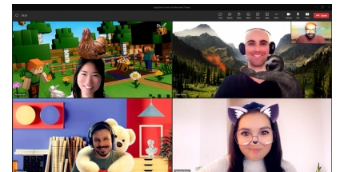 微软将Snapchat镜头引入Teams