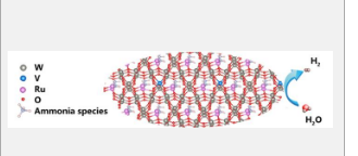 原子Ru在V掺杂钨青铜中通过通道氨配位作为HER电催化剂