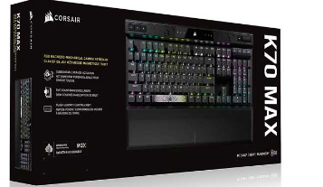 Corsair推出带磁性开关的K70Max机械游戏键盘