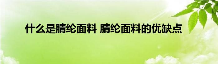 什么是腈纶面料 腈纶面料的优缺点
