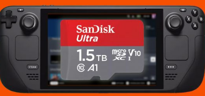 Steam Deck推出首款廉价且快速的1.5TBmicroSD卡