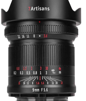 7Artisans 9mm F5.6全画幅微单镜头推出