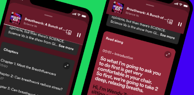 Spotify现在可以在您收听时转录播客