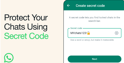 WhatsApp推出聊天锁定密码