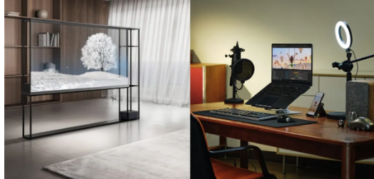 LG Signature OLED T在CES2024上推出全球首款透明电视