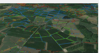 高科技航空测绘揭示了英格兰的树篱景观