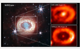韦伯在年轻超新星遗迹的中心发现了中子星的证据