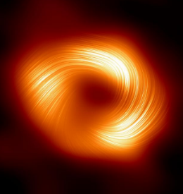 首次绘制银河系黑洞磁场图