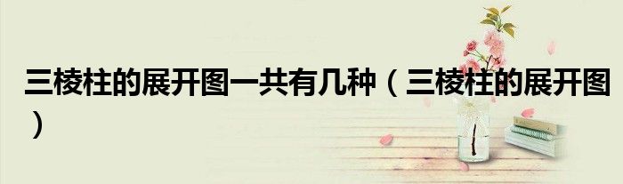 三棱柱的展开图一共有几种（三棱柱的展开图）