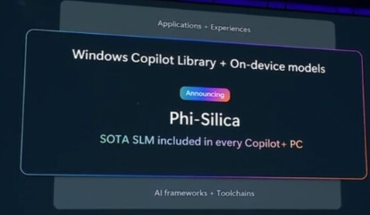 微软推出适用于基于NPU的Copilot+PC的Phi Silica AI小型语言模型
