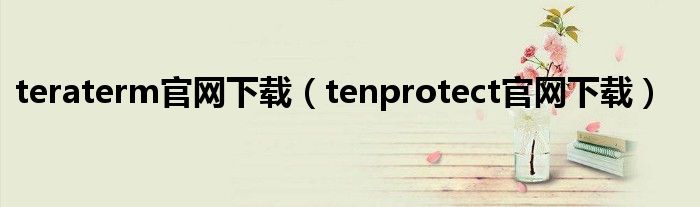 teraterm官网下载（tenprotect官网下载）